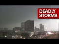 Severe storms in texas and louisiana leave 4 dead