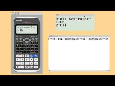 01 Основные настройки CASIO fx-991EX Classwiz