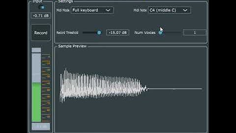 Instant Sampler Plugin for beatboxing etc.
