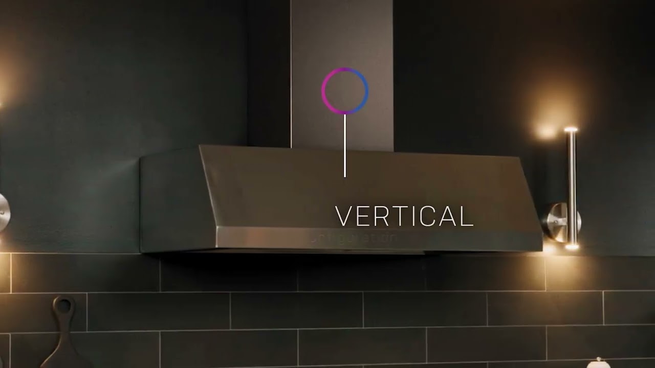 Range Hood with Vertical & Horizontal Exhaust YouTube