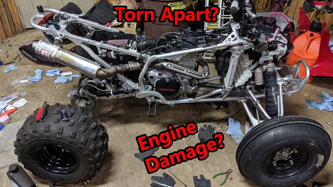 Salvage Honda TRX450 Quad/ATV from Copart Part 2 YouTube