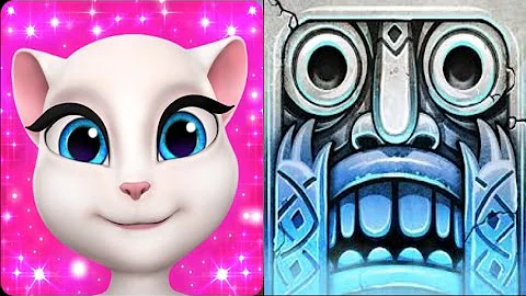 My Talking Angela- Temple Run 2- Gameplay make for...