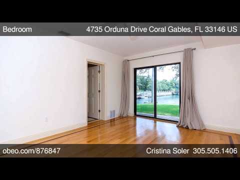 4735 Orduna Drive, Coral Gables, FL home video tour