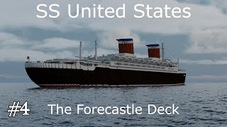 How to build the SS United States in Minecraft! | Part 4- The Forecastle Deck!