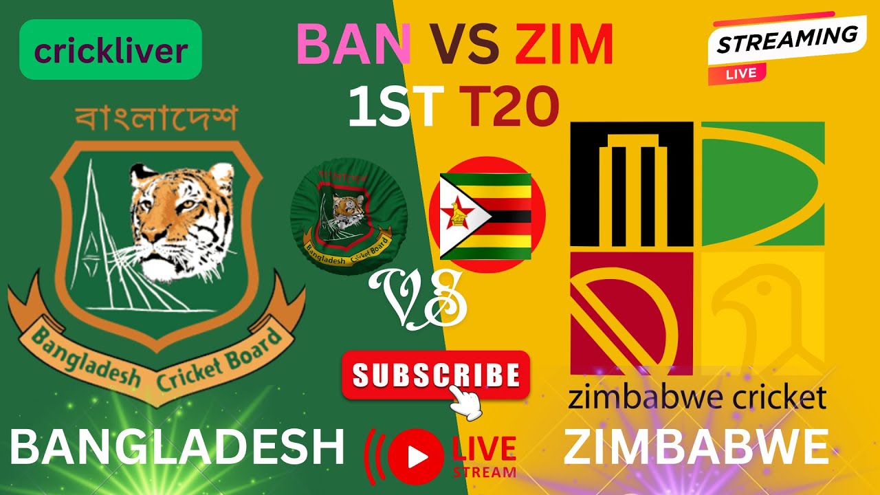 live cricket match today BAN VS ZIM live match 2024 BAN VS ZIM 1ST