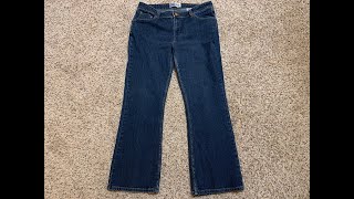 Signature by Levi Strauss and Co. Womens Low Rise Bootcut Jeans Size 14 Short