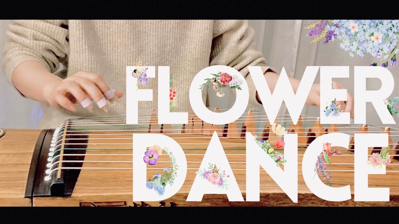 Flower Dance_DJ OKAWARI on Guzheng(Chinese zither)古筝演奏 - YouTube
