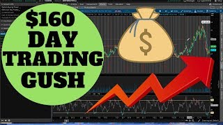 How I Made $160 DAY TRADING $GUSH | Stock Market For Beginners