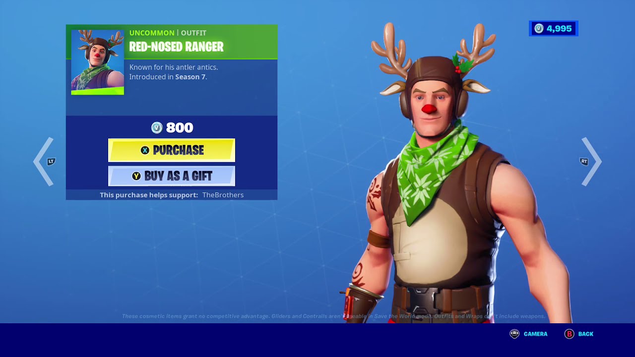 *RARE* RED-NOSED RAIDER & RED-NOSED RANGER SKINS ! (WINTERFEST 2020)