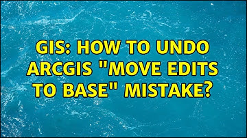 GIS: How to undo ArcGIS "Move Edits to Base" mistake? (2 Solutions!!)
