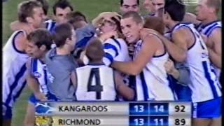 Jason McCartney AFL comeback match. Round 11 2003