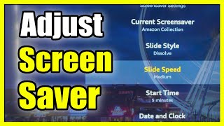 how to change screensaver background on amazon fire tv (fast method)