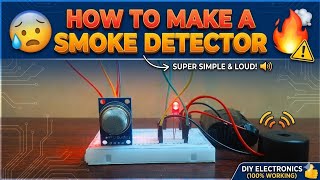 DIY Smoke Detector without Microcontroller | Easy Project