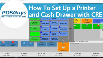 POSGuys How To: Set Up a Receipt Printer and Cash Drawer with CRE