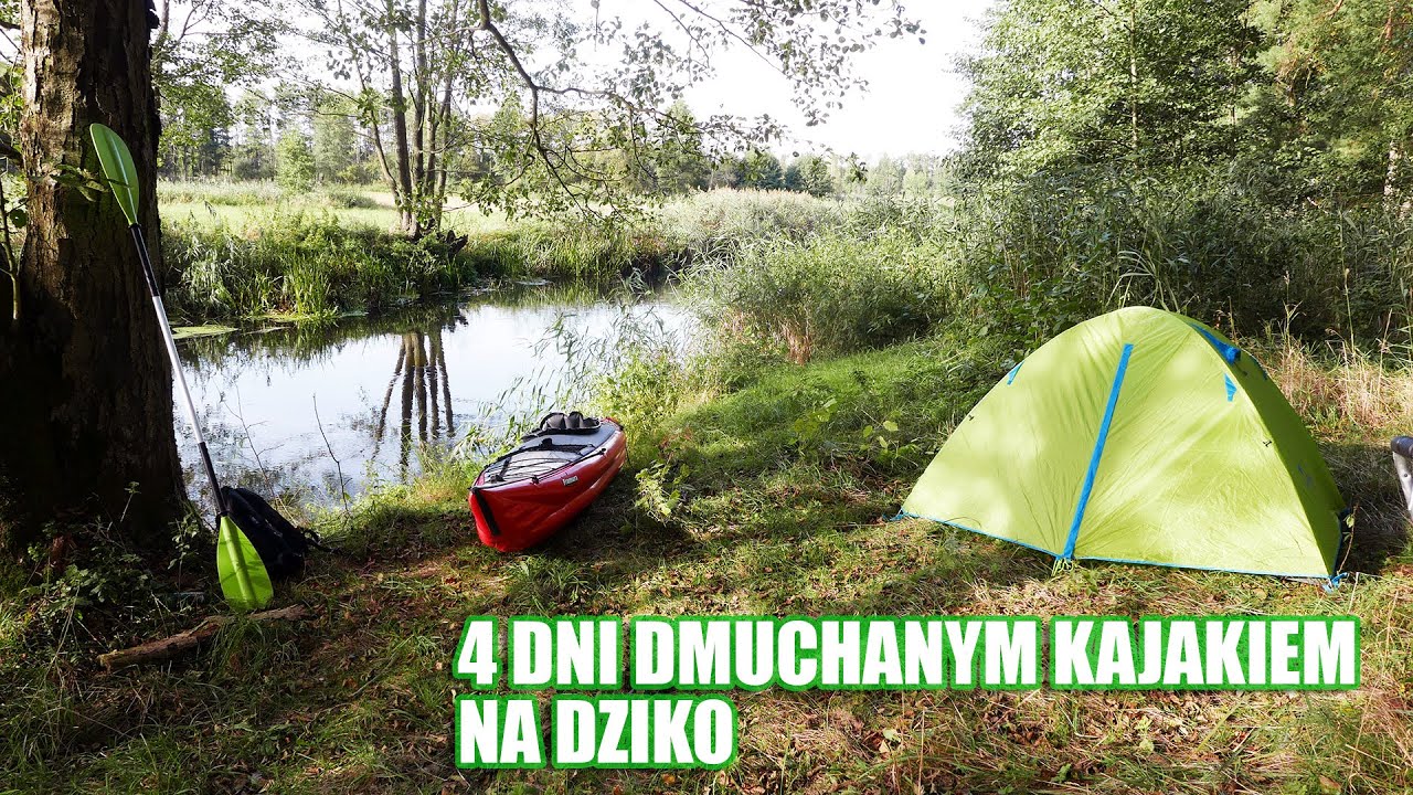 Rzeka DRWĘCA - 4 dni na dziko dmuchanym KAJAKIEM
