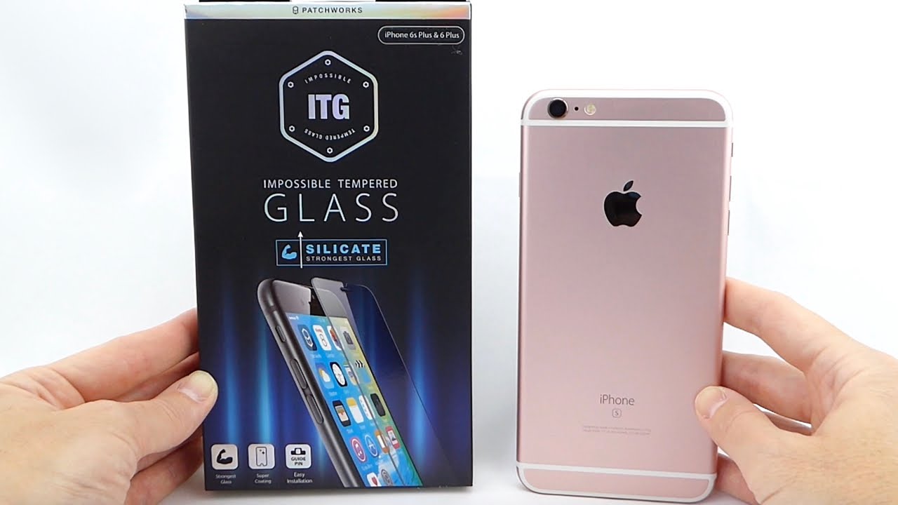 Extra Clear and Super Tough: ITG Silicate Tempered Glass Screen Protector for iPhone 6s+