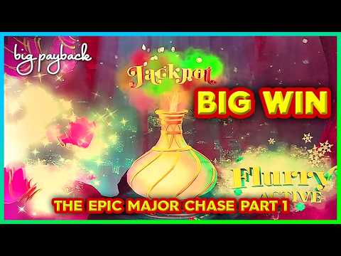 Double Bonus → HUGE WIN on Mystery of the Lamp Slots!