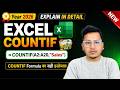 Excel COUNTIF Function Full Tutorial in Hindi | COUNTIF Formula with Examples | Excel Formulas Class