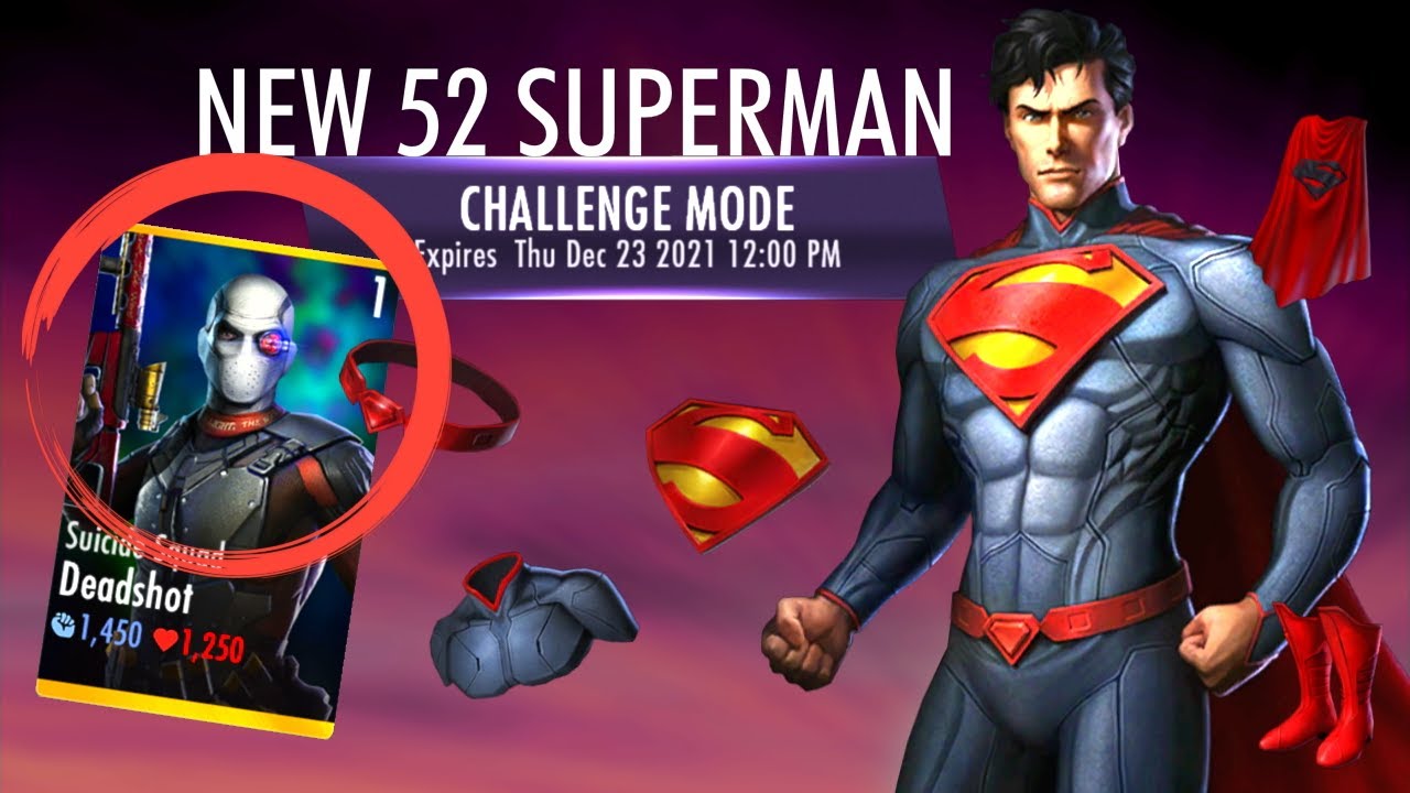 Can we get SS Deadshot from the New 52 Superman Challenge?? Injustice