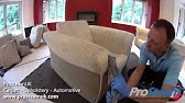 Naperville upholstery sofa cleaning with a steam cleaning - YouTube