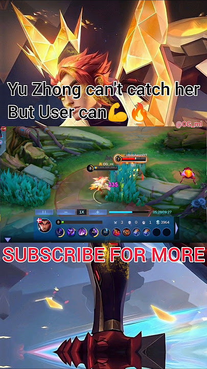 Yu Zhong 10000 IQ tricks | #mlbb #mobilelegends #shorts #tricks