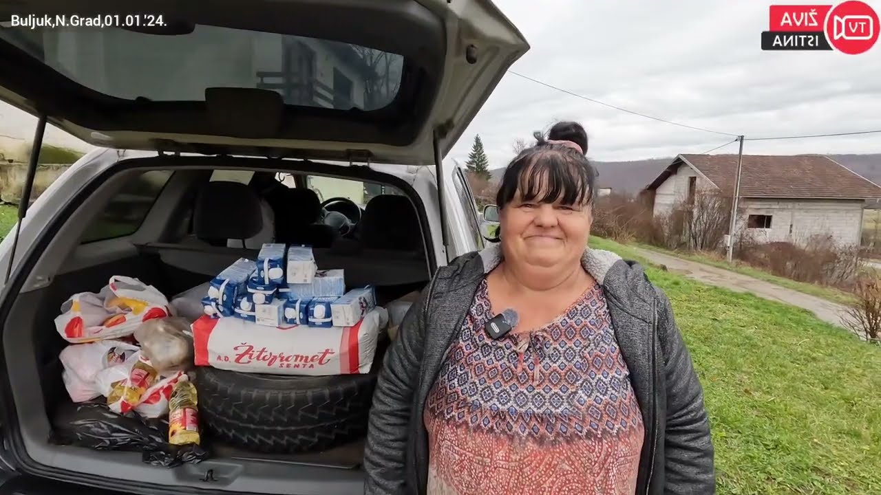 živa istina. Za novogodišnju noć, nije imala šta spremiti. Danas smo je vodili u kupovinu!