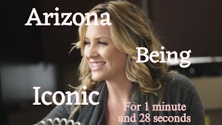 Arizona being ICONIC for 1 minute and 28 seconds💕🫶