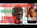 2 Nouvelles fonctionalités WhatsApp à savoir absolument. Filtres et arrières-plans sur appels vidéos