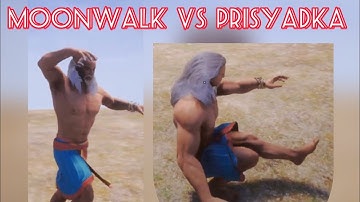 MOONWALK VS SQUAT DANCE - CONAN EXILES