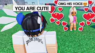 RIZZING AS A RICH DEEP VOICE EBOY IN ROBLOX VOICE CHAT