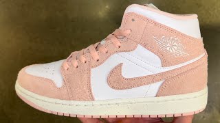 Download Lagu Air Jordan 1 Mid Pink Suede Shoes MP3
