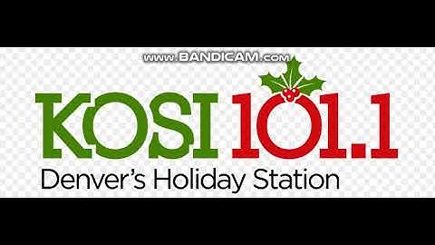25 Days of Christmas Radio 2018 - Day 18: KOSI 101.1 Station ID December 18, 2018 4:01pm