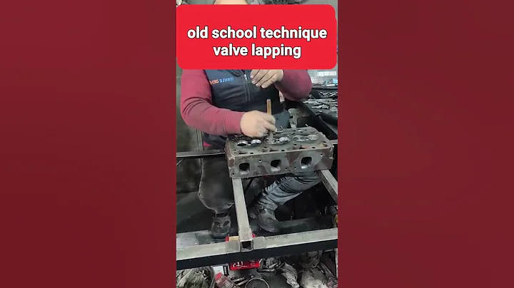 old school technique,valve lapping #car #engine #mechanic #oldisgold #shorts #oldschool #tricks
