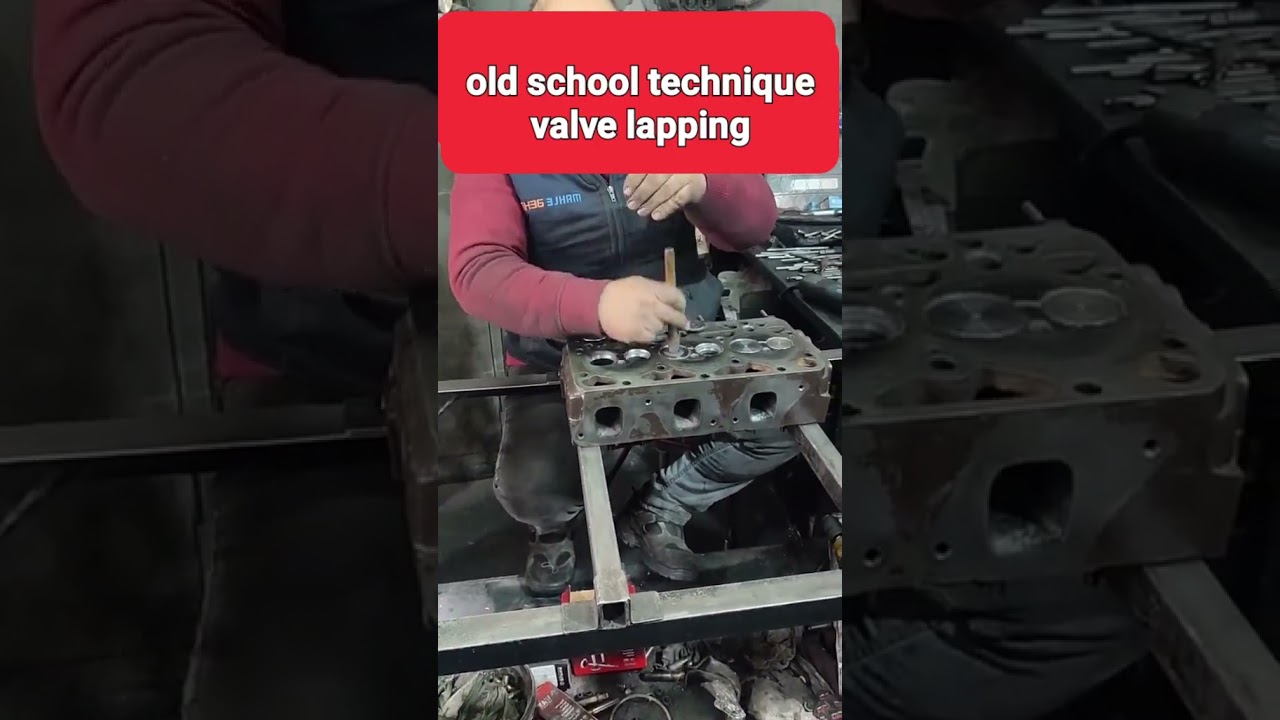 old school technique,valve lapping 