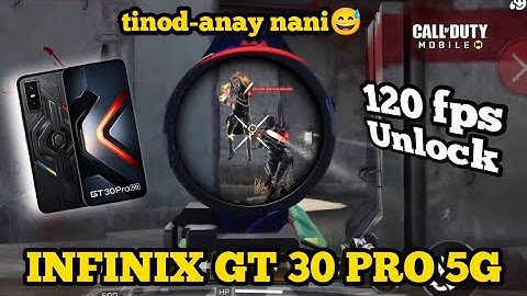 Infinix GT 30 PRO 5G Game Test MP Ranked CODM | 120 fps unlock in MP & BR * Gyroscope Test #codm