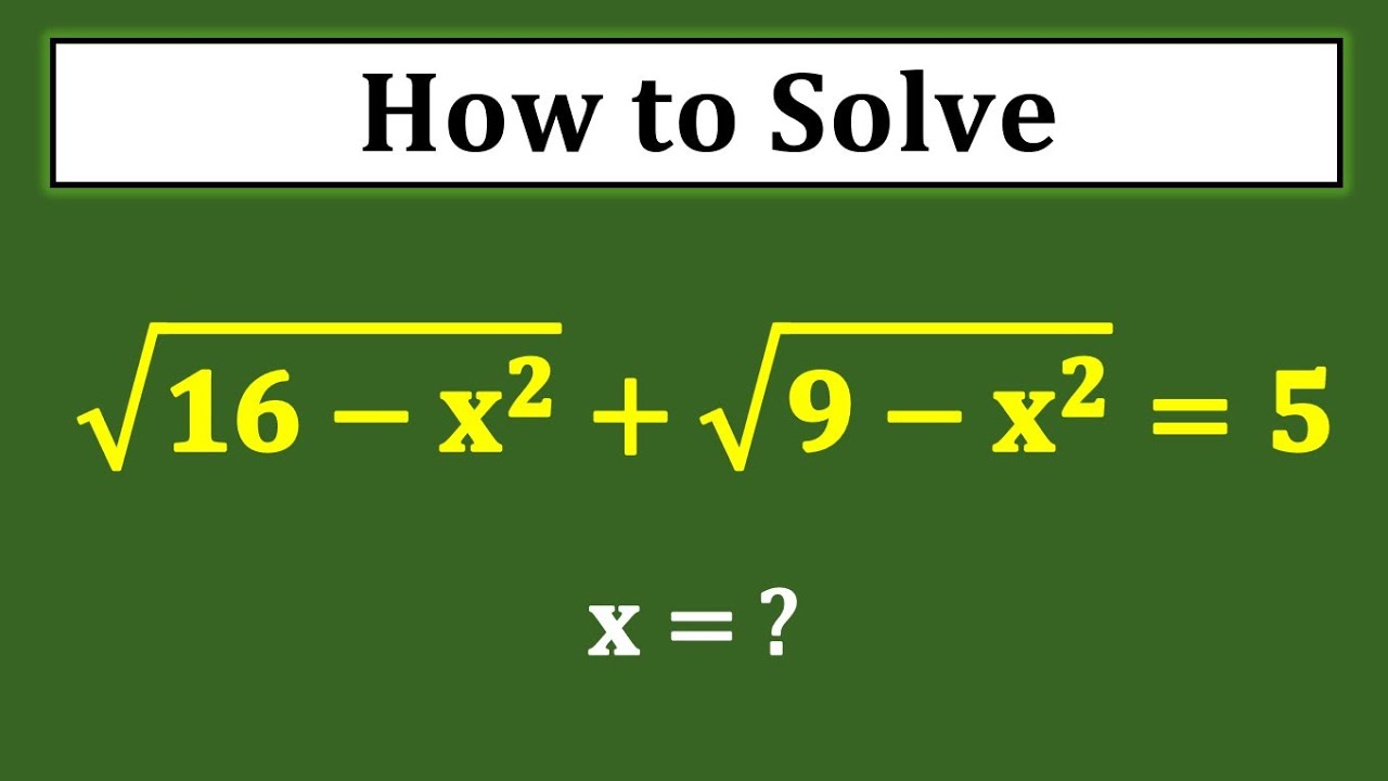 USA | A Very Interesting Square Root Algebra Simplification Maths ...