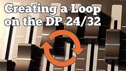 Creating a Loop on the TASCAM DP24/32