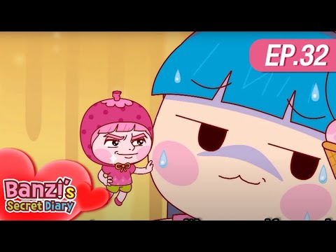 Banzi&amp;#39;s Secret <strong>Diary</strong> <strong>English</strong> Dub | Strawberry milk fairy | animation | cartoon