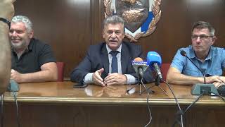 Συνέντευξη τύπου Δημάρχου Κορινθίων - Αγρότες