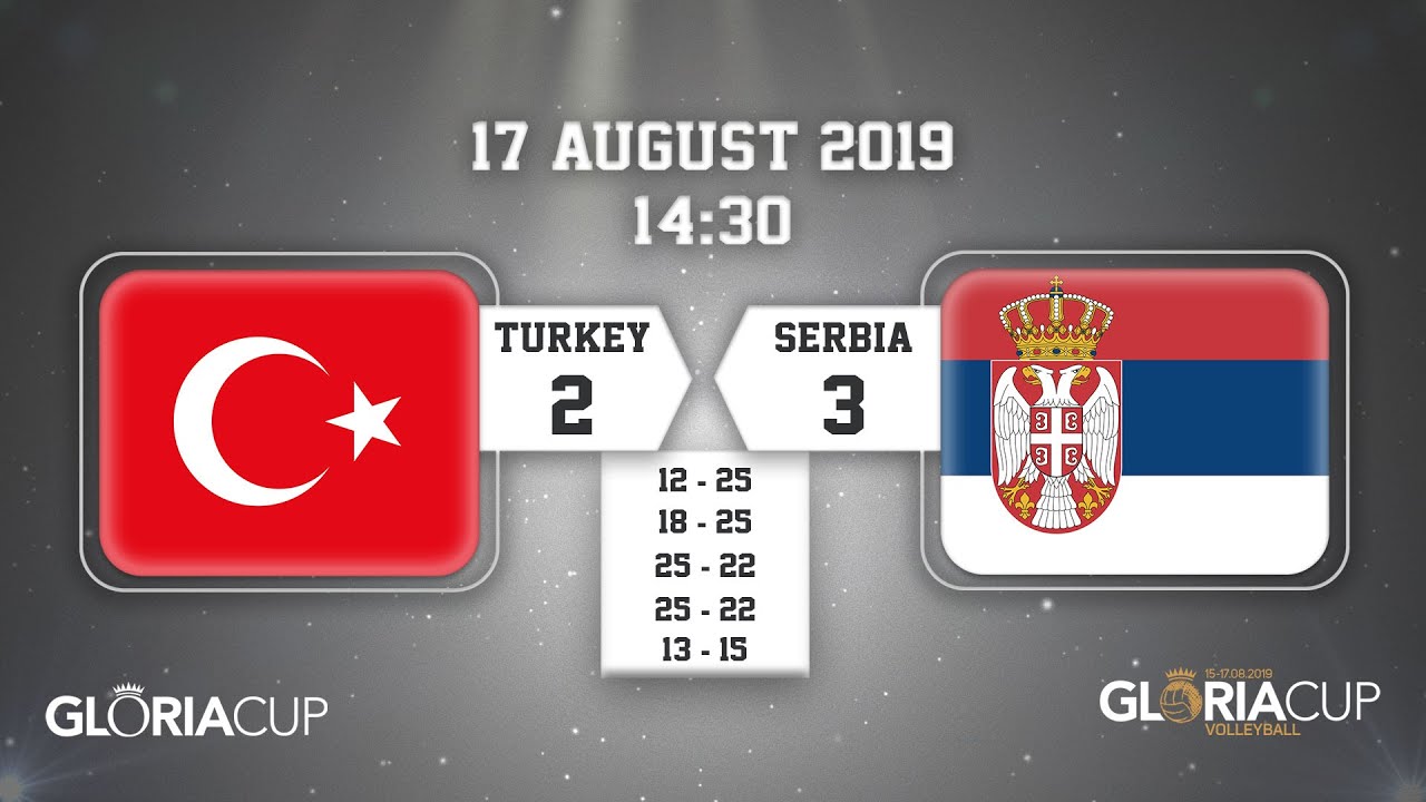 Gloria Cup Volleyball Day 3: Turkey - Serbia