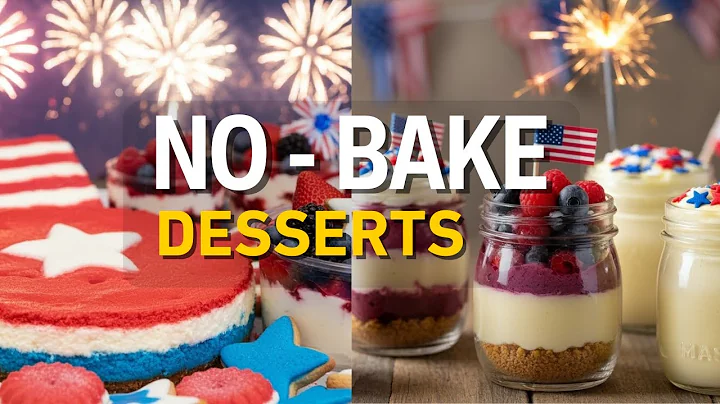 5 Easy No Bake 4th of July Desserts  Red, White & Blue Treats!