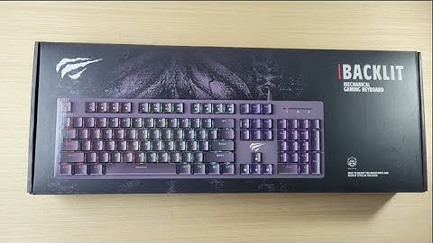 Havit gamenote  Mechanical Gaming Keyboard - Unboxing
