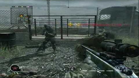 CoD4 - XBOX360 - Slow/Fast motion Mod/Hack - Quality Test