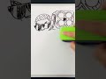 【Play Backwards】Drawing BROCK!! Brawl Stars #Shorts
