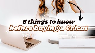 5 THINGS I WISH I KNEW BEFORE BUYING A CRICUT - Cricut For Beginners by Amy Makes That 2,329 views 4 months ago 7 minutes, 11 seconds