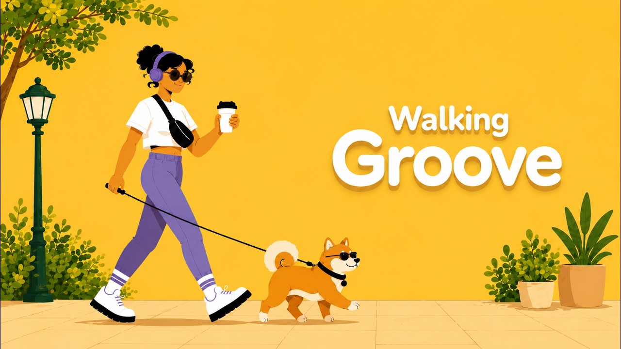 Cover Walking Groove |  Smooth Beats for Your Daily Walk