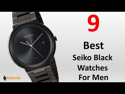 9 Best​ Seiko Black Watches For Men - YouTube