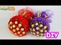 Букет из конфет ферреро роше органзе ☆ Сладкий подарок своими руками ☆ Diy Ferrero Rocher