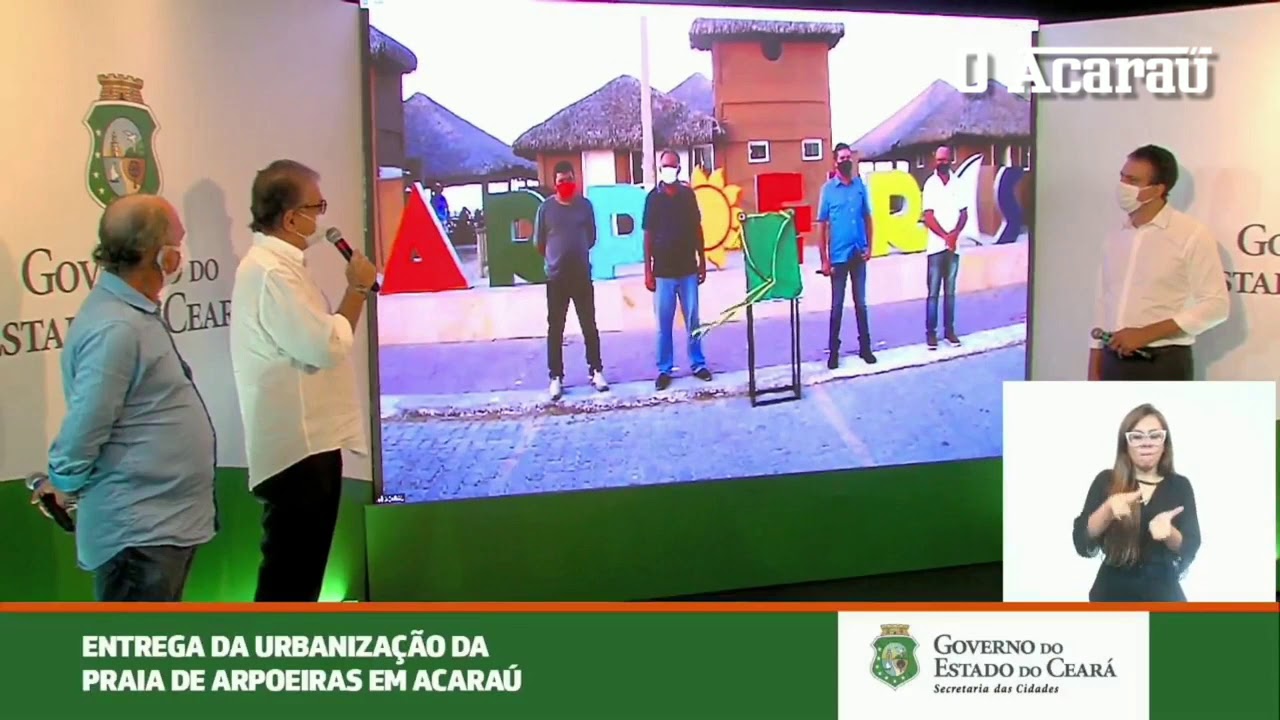 Inauguração Urbanização da Praia de Aroeiras, em Acaraú/CE