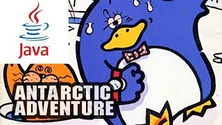 Antarctic Adventure  けっきょく南極大冒険 JAVA GAME (KONAMI 2005 year)
